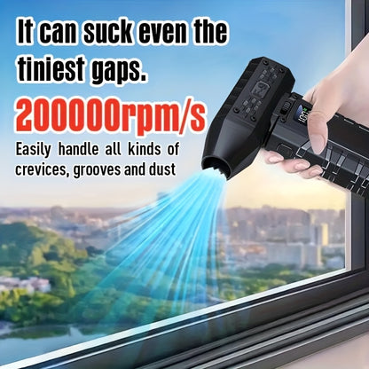 AirFlex MB — Soplador Eléctrico Inalámbrico de Alta Velocidad con 100 Niveles de Potencia (Recargable por USB, 6000 mAh)