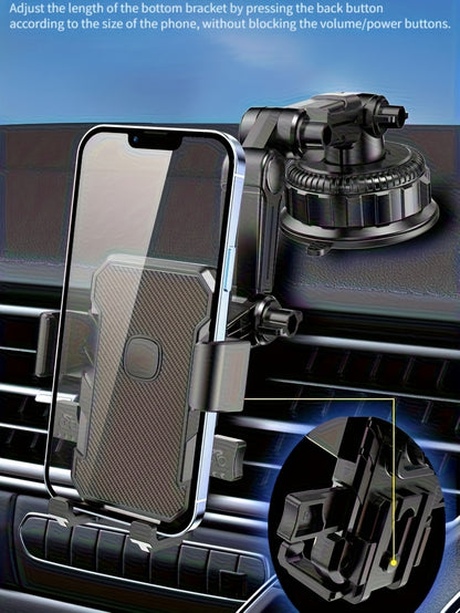 TruckGrip XH — Soporte de Celular para Vehículo con Ventosa (Resistente a Vibraciones, Ajustable, Ideal para Camiones y Navegación)