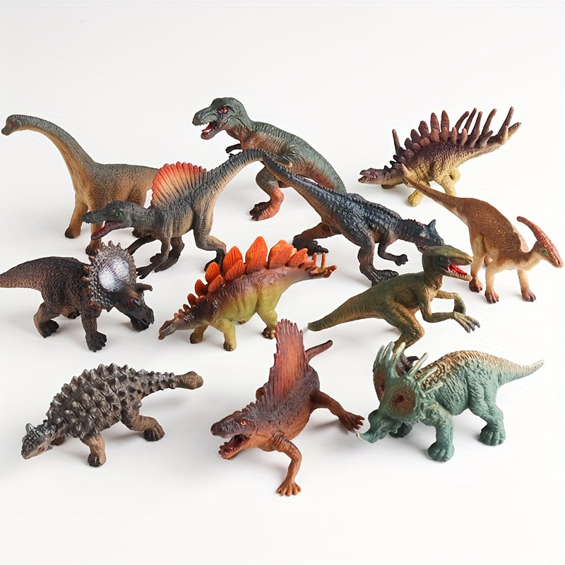 DinoWorld Pack — Set de 12 Dinosaurios de Acción