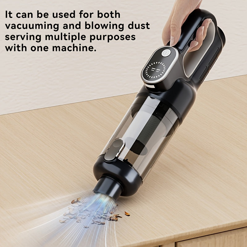 Suitu Car Vacuum Cleaner with Super Powerful Suction, Rechargeable Handheld Large Power Cordless Vacuum Suitable for Home and Auto Use