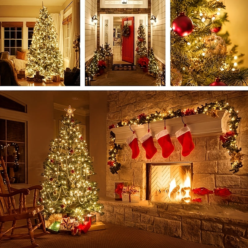 LuzAura HR — Set de 6 Guirnaldas LED de Alambre de Cobre con Luz Cálida Solar (Decoración Exterior)