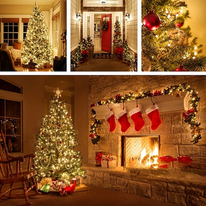 LuzAura HR — Set de 6 Guirnaldas LED de Alambre de Cobre con Luz Cálida Solar (Decoración Exterior)