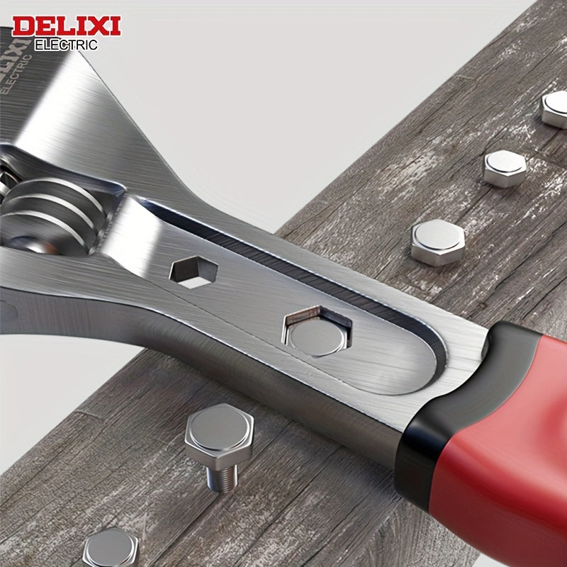 DELIXI ProGrip — Llave Ajustable Profesional 20,32 cm