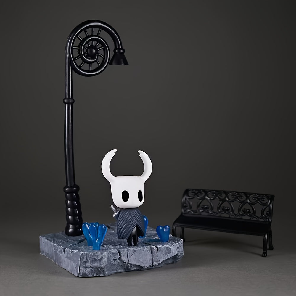 ✨ Big-Eyed Night — Escultura Bajo el Farol
