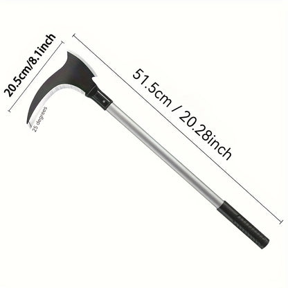 CurveCut Mangan — Hacha de Jardinería con Hoja Curva en Acero Manganeso