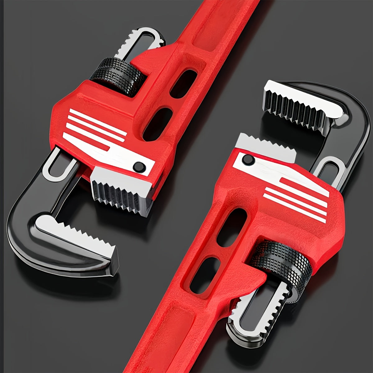 GripMax WU — Llave Multiusos de Alta Resistencia con Mandíbulas Extra Grandes y Cabezal Giratorio 72°